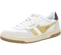 Gola Baskets Hawk pour femme, Blanc/pollen/prune, 9.5