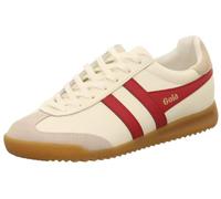 Gola Baskets Torpedo pour femme, Blanc cassé, rouge foncé, or, 40 EU