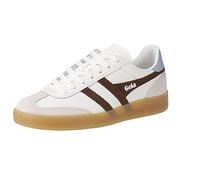 Gola Baskets Viper en cuir pour femme, gomme à air blanc foncé, 36 EU