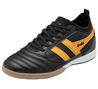 Gola Ceptor TX Futsal Shoe, Black/Sun, 38 EU
