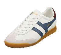 Gola Chaussures Torpedo Pour Hommes - Baskets En Cuir Blanc Et Marine - 43