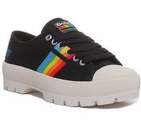 Gola Classics Coaster Peak Baskets Épaisses Femmes En Noir Multi Taille EU 36-42