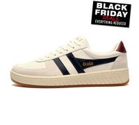 Gola Classics Grandslam Baskets Pour Hommes Rétro Vintage En Cuir Blanches