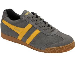 Gola Classics Harrier Baskets pour Homme, Gris Jaune, 42 2/3 EU