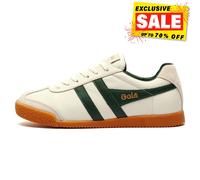 Gola Classics Harrier Cuir Baskets Hommes Classique Rétro Mode Baskets Blanc