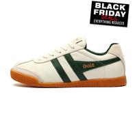 Gola Classics Harrier Cuir Baskets Hommes Classique Rétro Mode Baskets Blanc