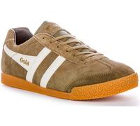 Gola Classics Harrier Low Pro Sun Noir 1968 Baskets rétro en daim pour hommes en marine blanche - 6 Royaume-Uni - 40 EU - 7 USA