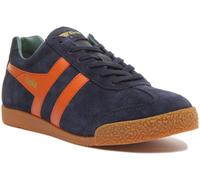 Gola Classique Harrier Style Suède Sneakers Pour Hommes Gris Noir Taille UK 3-13