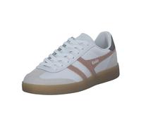 Gola Cuir Viper, Blanc/camée/marron foncé/gomme, 11