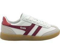 Gola Cuir Viper pour femme, Blanc/cerise/corail/gomme, 11