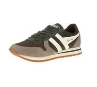 Gola Daytona Chute Baskets pour homme - kaki foncé/rhino-off blanc, Rhino Off White Dark Kaki, 45 EU