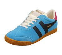 Gola Elan Chaussures Femme - Baskets Suédé En Bleu Noir - 36