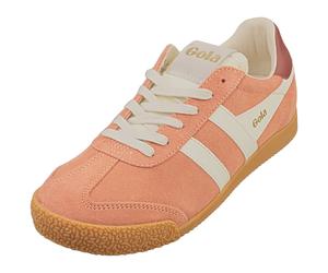 Gola Elans Classiques en Cuir - Terre Cuite Blanc Rouge Femme - 38 EU