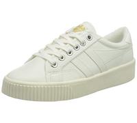 Gola Femme Baseline Mark Cox Leather Sneaker, Off White/Off White, 37 EU