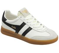 Gola Femme Cyclone Leather Basket, Blanc/Noir/Chewing Gum, 41 EU