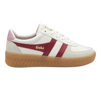 Gola Femme Grandslam Elite Chaussures, White-Deep Red-Candy-Gum, 38