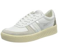 Gola Femme Grandslam Metallic Sneaker, Blanc Argent, 37 EU