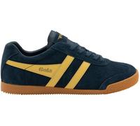 Gola Gola Blue Mens Harrier Suede Lace-Up Trainers