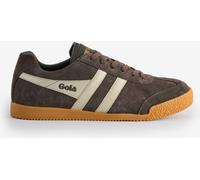 Gola Gola Dark Brown Suede Womens Harrier Mirror Trainers