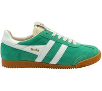 Gola Gola Green Ladies Elan Suede Lace-Up Trainers