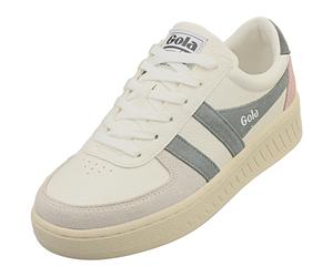 Gola GRANDSLAM TRIDENT Fashion Trainers Femme Blanc Ardoise - 41 EU