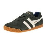 Gola Harrier Baskets pour homme - Kaki foncé - Blanc cassé - Bleu marine, kaki foncé, blanc cassé, bleu marine, 43 EU