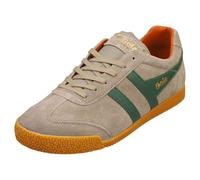Gola Harrier Classiques En Daim - Noir Et Vert Rhino - 41