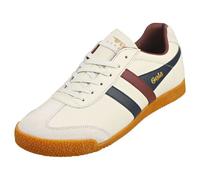 Gola Harrier Pour Hommes - Baskets Casual En Cuir Off White Et Navy - 41