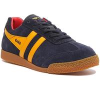 Gola Harrier Classiques Trainers Femme Bleu Marine Rouge Soleil - 39 EU