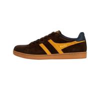 Gola Homme Equipe II Suede, Marron foncé/Soleil/Bleu Marine, 43 EU