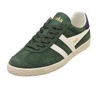 Gola Medallist - Baskets Casual En Suède, Vert Off-White Pour Femmes