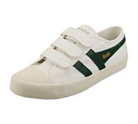 Gola Mixte Coaster Strap Baskets, Off White/Dark Green, 41 EU