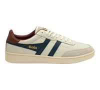 Gola Mixte Contact Leather Baskets, Off White/Navy/Rust, 43 EU