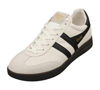 Gola Mixte Cyclone Leather Baskets, White/Black/Dark Gum, 43 EU