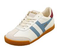 Gola Mixte Elan Leather Baskets, White/Iceberg/Cerise, 38 EU