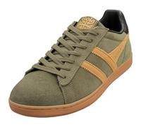 Gola Mixte Equipe II Suede Baskets, Khaki/Tobacco/Black, 43 EU