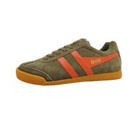 Gola Mixte Harrier Baskets, Khaki/Orange Spice, 40 EU
