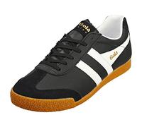 Gola Baskets mixte Harrier - Cuir - Noir/Blanc/Blanc - Taille 44 EU