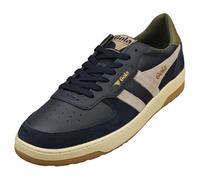 Chaussures Gola Hawk Pour Hommes - Baskets En Cuir Marine Et Gris - 45