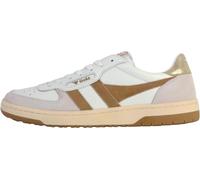 Gola Mixte Hawk Baskets, White/Light Caramel/Gold, 42 EU