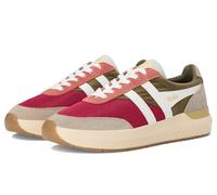 Gola Mixte Raven Baskets, Raspberry/Khaki/Feather Grey, 36 EU