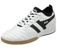 Gola Homme Ceptor TX Futsal Shoe, White/Black, 44 EU