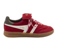 Gola - Stadia '86 - Chaussures lifestyle femme Red / Off White / Dark Brown / Gum - 39