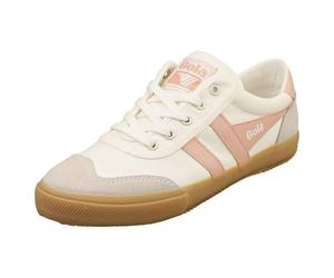 Gola Ténises Badminton Femme - Coton & Suédé Blanc Et Rose - 36
