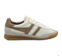 Gola Tornado Zephyr Femme - Baskets à lacets cuir blanc, semelle compensée gomme, style rétro 42