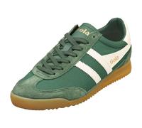 Gola Tornadoes Pour Hommes - Baskets Casual En Textile & Suede, Vert Et Blanc Cassé - 42