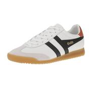 Gola Baskets Torpedo CMB622WX en cuir - Blanc/Noir/Orange Moody - Taille 42