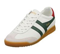 Gola Torpedo - Sneakers Homme En Cuir Blanc, Vert Et Rouge - 44