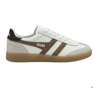 Gola Homme Viper Leather Chaussures, White-Tobacco-Black-Gum, 42