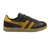 Gola Baskets en cuir Viper pour homme, Marron foncé/soleil/gomme, 45 EU
